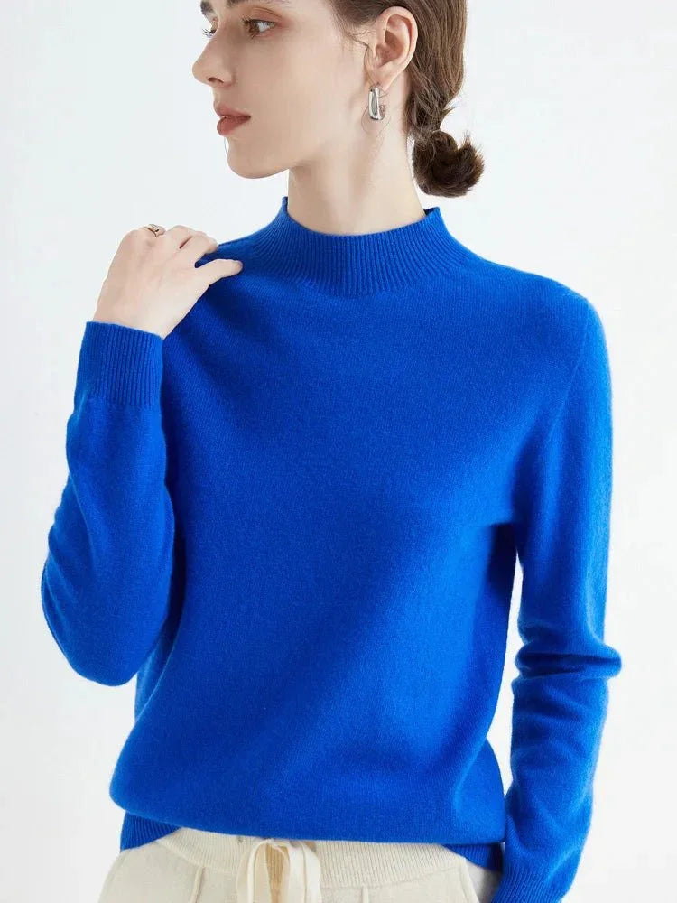 LUXWOMAN 100% Merino Wool Cashmere Sweater