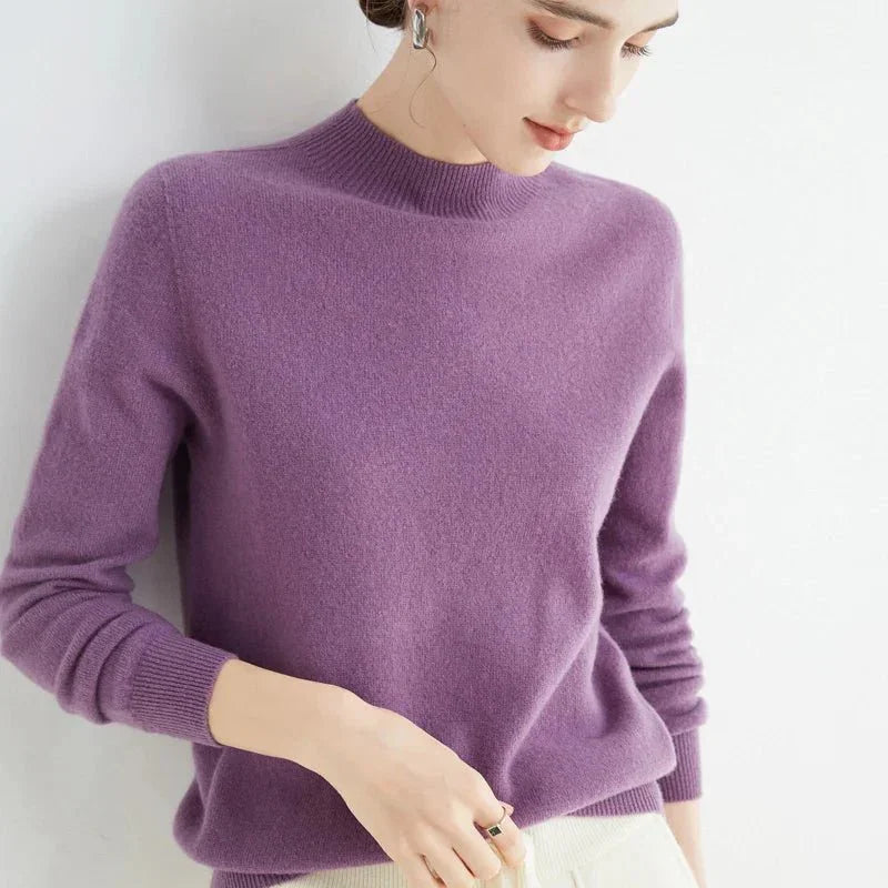 LUXWOMAN 100% Merino Wool Cashmere Sweater