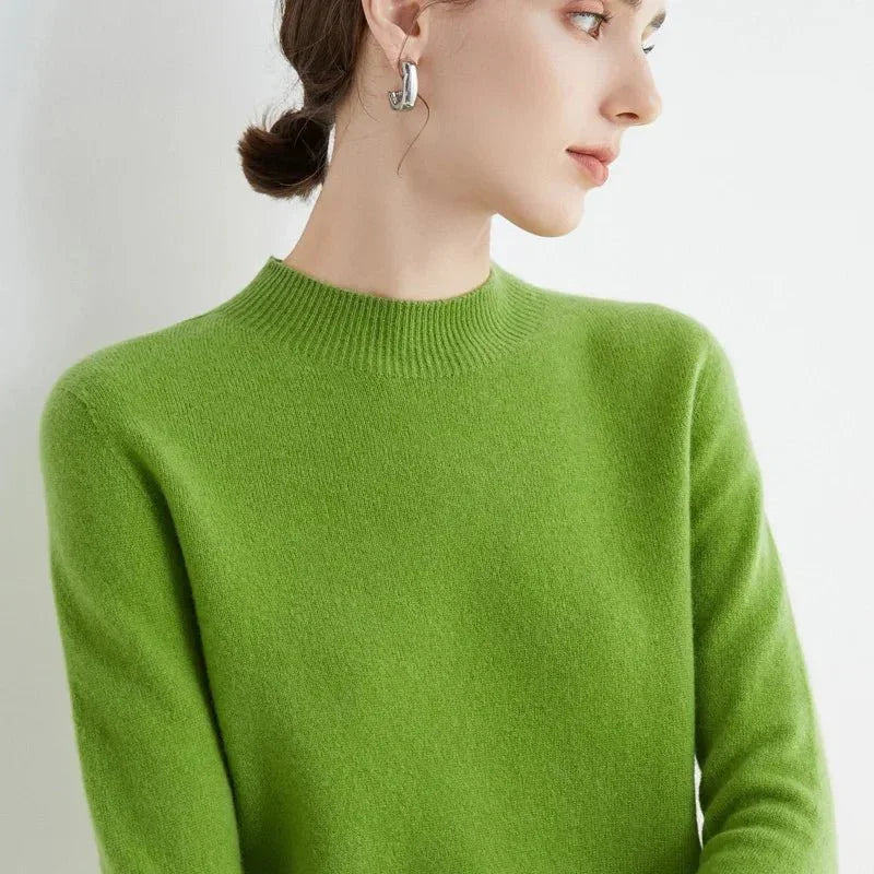 LUXWOMAN 100% Merino Wool Cashmere Sweater