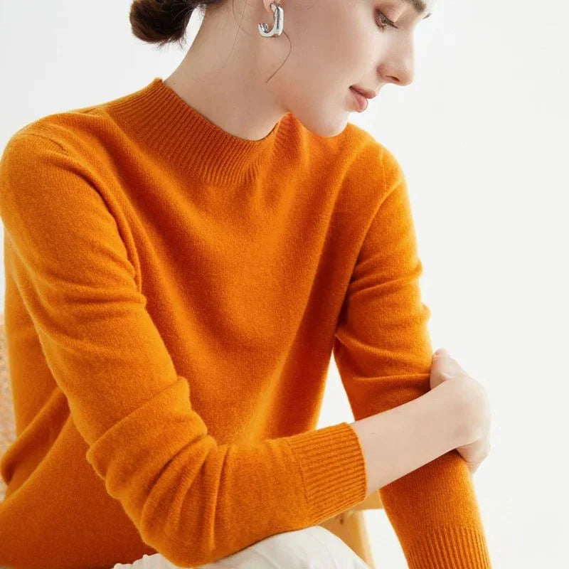 LUXWOMAN 100% Merino Wool Cashmere Sweater