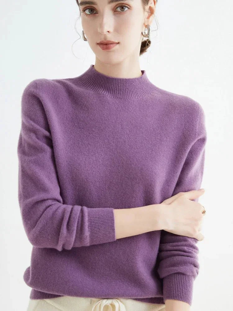 LUXWOMAN 100% Merino Wool Cashmere Sweater