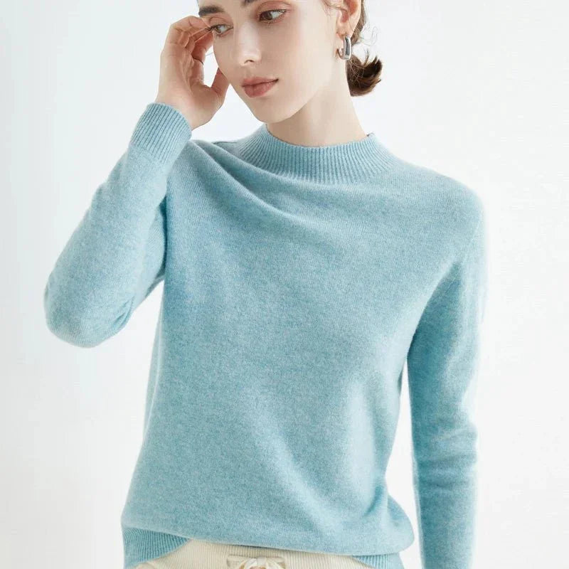 LUXWOMAN 100% Merino Wool Cashmere Sweater