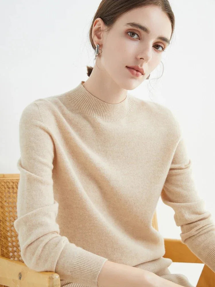 LUXWOMAN 100% Merino Wool Cashmere Sweater