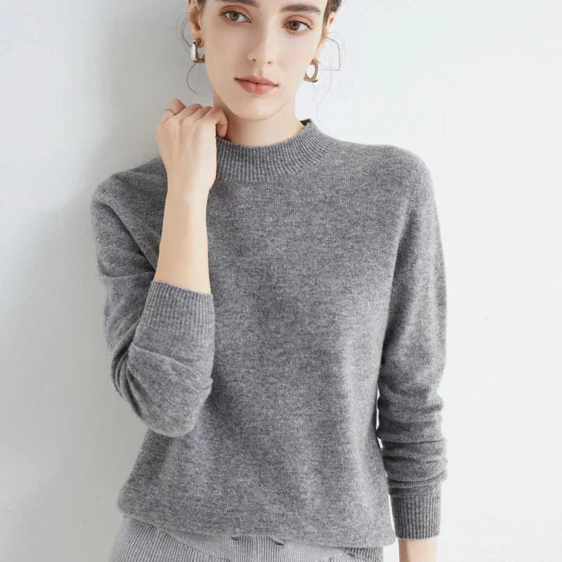 LUXWOMAN 100% Merino Wool Cashmere Sweater