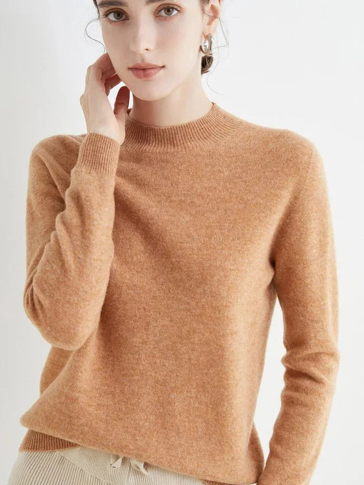 LUXWOMAN 100% Merino Wool Cashmere Sweater