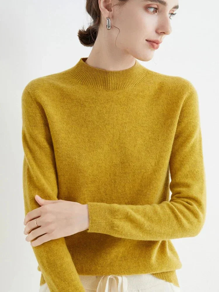 LUXWOMAN 100% Merino Wool Cashmere Sweater