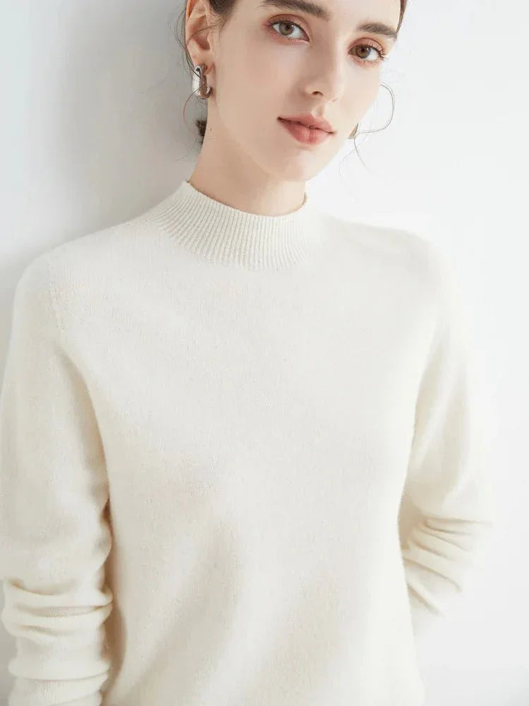 LUXWOMAN 100% Merino Wool Cashmere Sweater