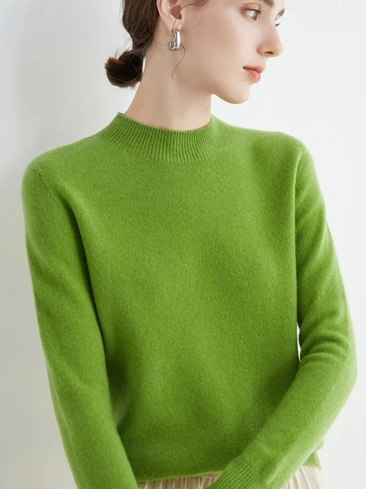 LUXWOMAN 100% Merino Wool Cashmere Sweater