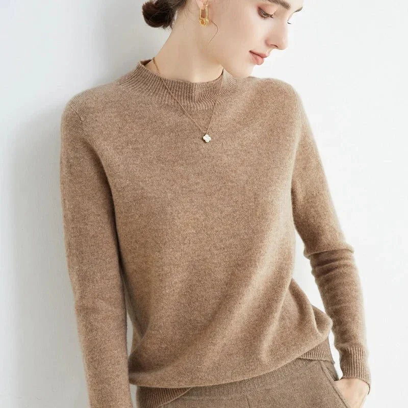 LUXWOMAN 100% Merino Wool Cashmere Sweater