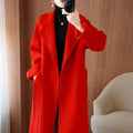 LUXWOMAN 100% Wool Autumn/Winter Cashmere Coat with Belt
