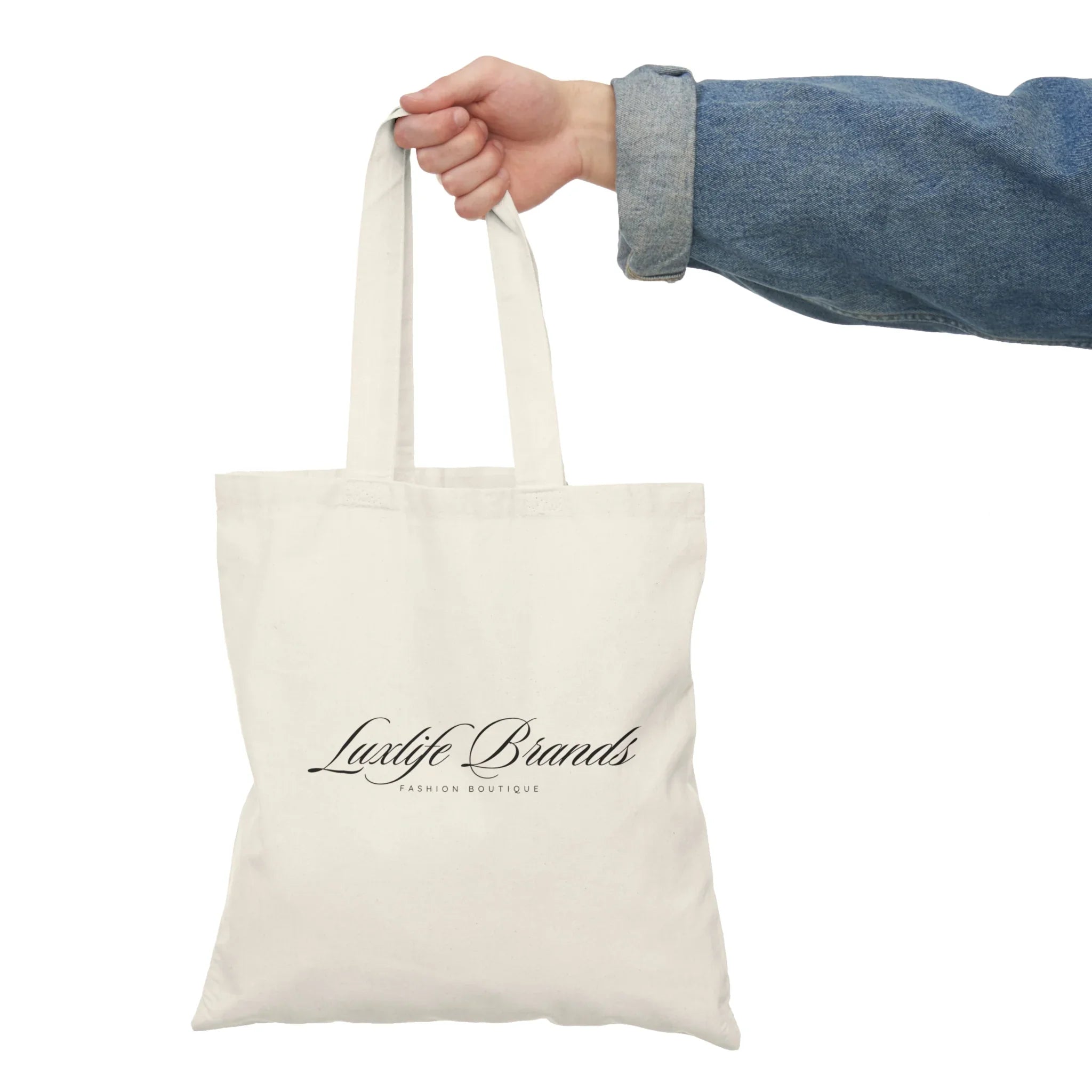 Happy Holidays Natural Tote Bag