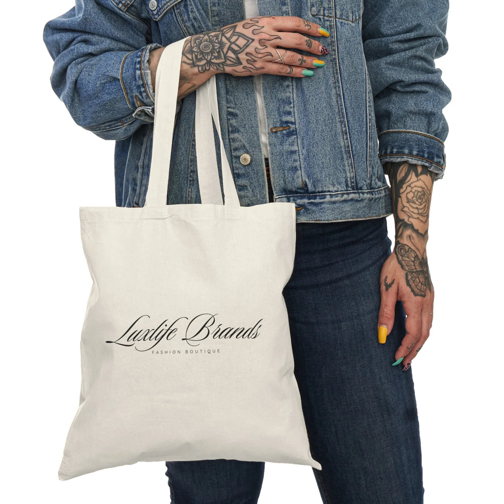 Happy Holidays Natural Tote Bag