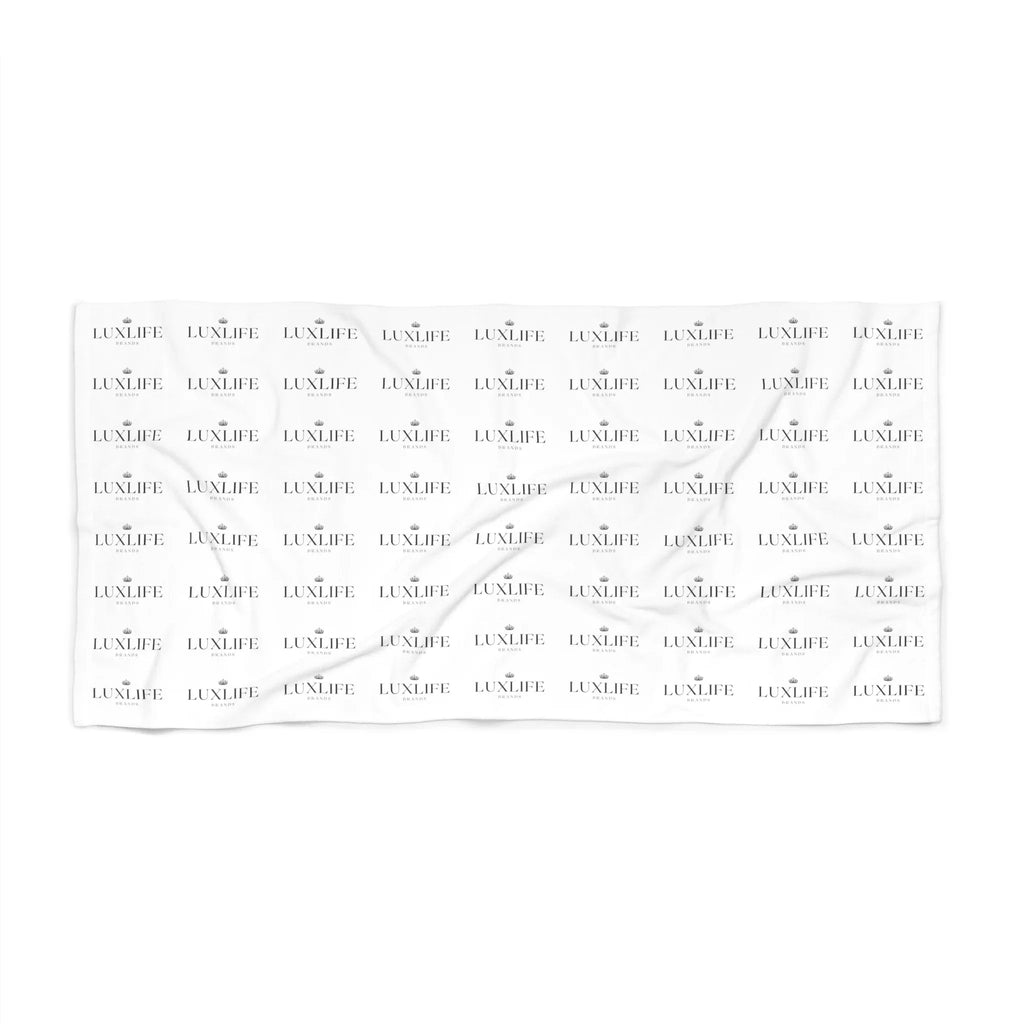 Luxlife Brands B&W Pattern Beach Towel