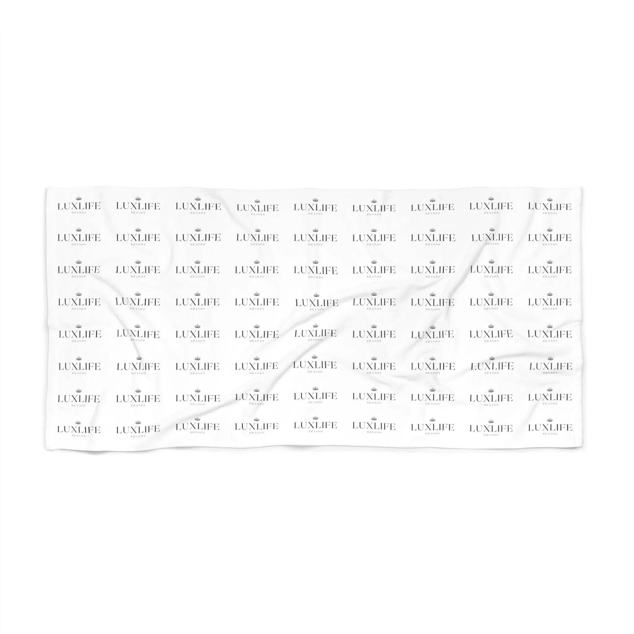 Luxlife Brands B&W Pattern Beach Towel