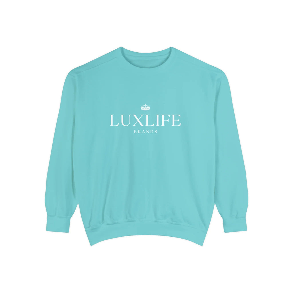 Luxlife Brands Garment-Dyed Sweatshirt