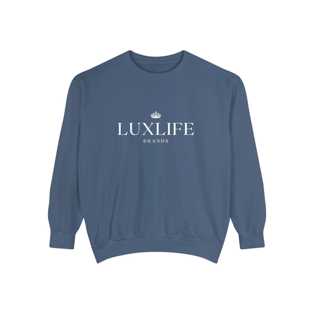 Luxlife Brands Garment-Dyed Sweatshirt