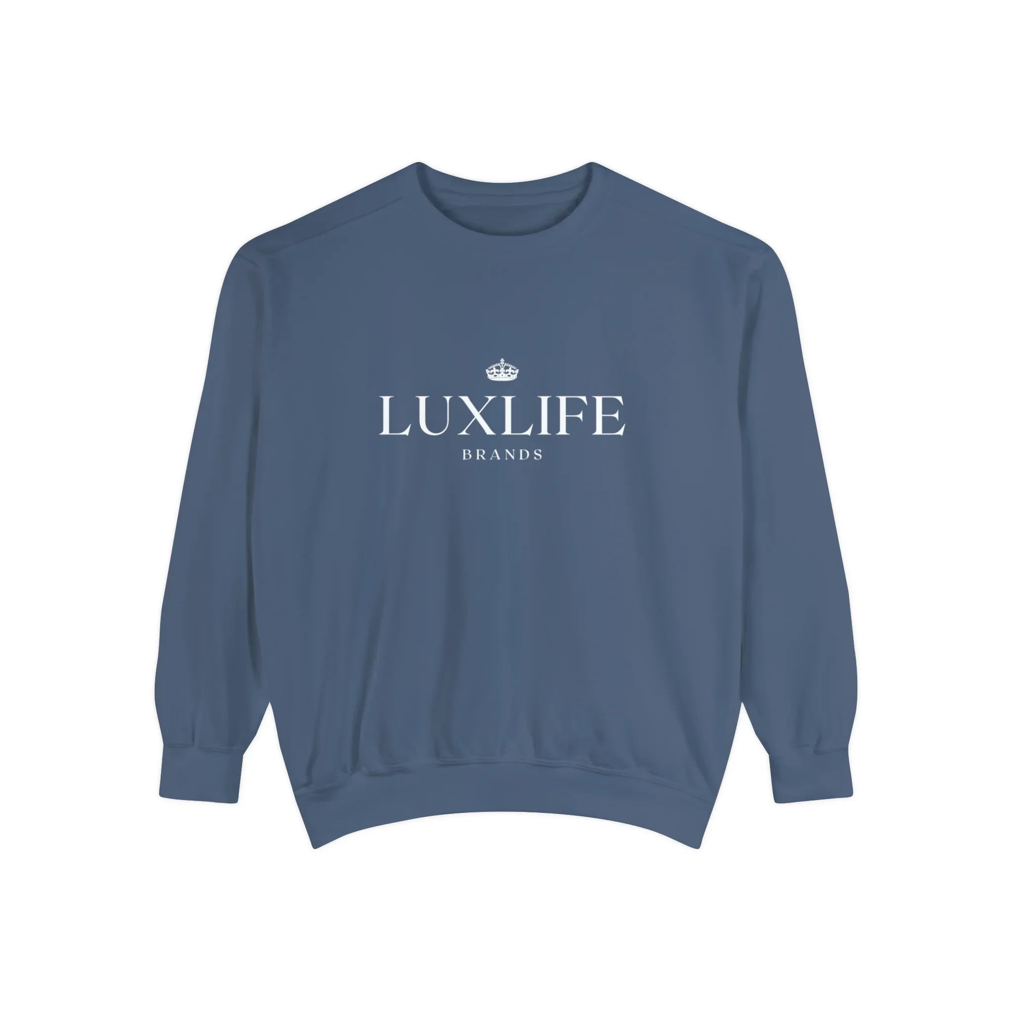Luxlife Brands Garment-Dyed Sweatshirt