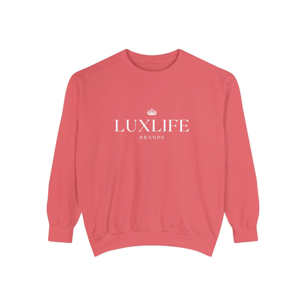 Luxlife Brands Garment-Dyed Sweatshirt