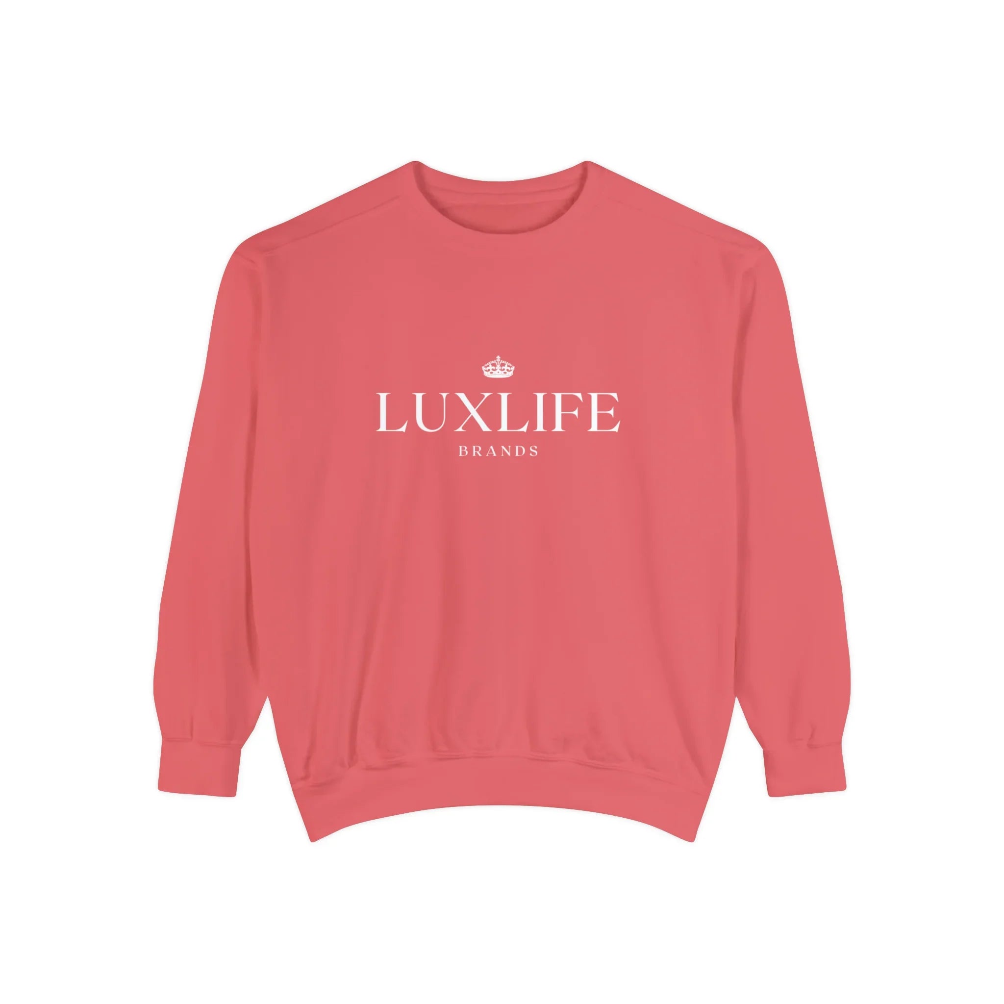 Luxlife Brands Garment-Dyed Sweatshirt