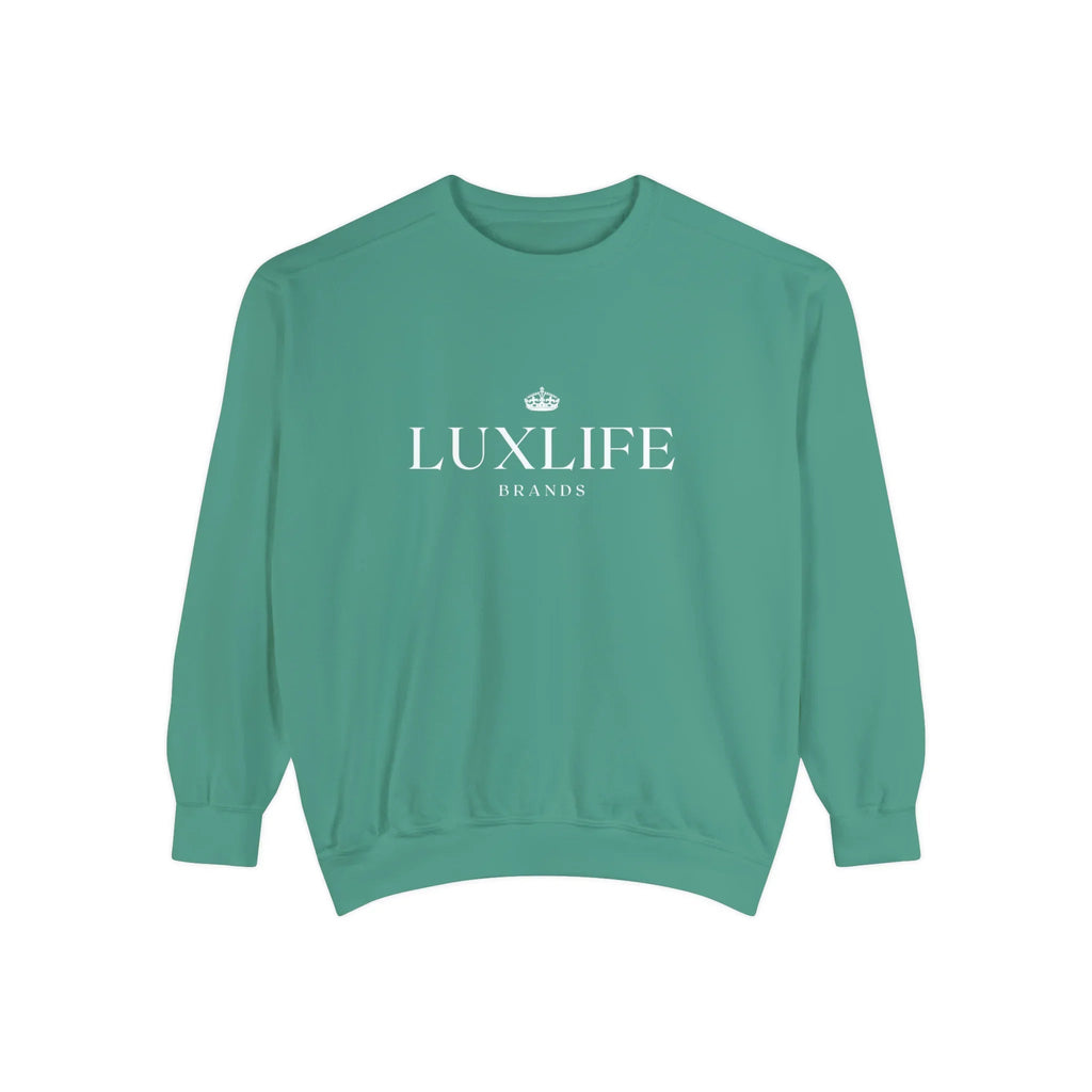 Luxlife Brands Garment-Dyed Sweatshirt