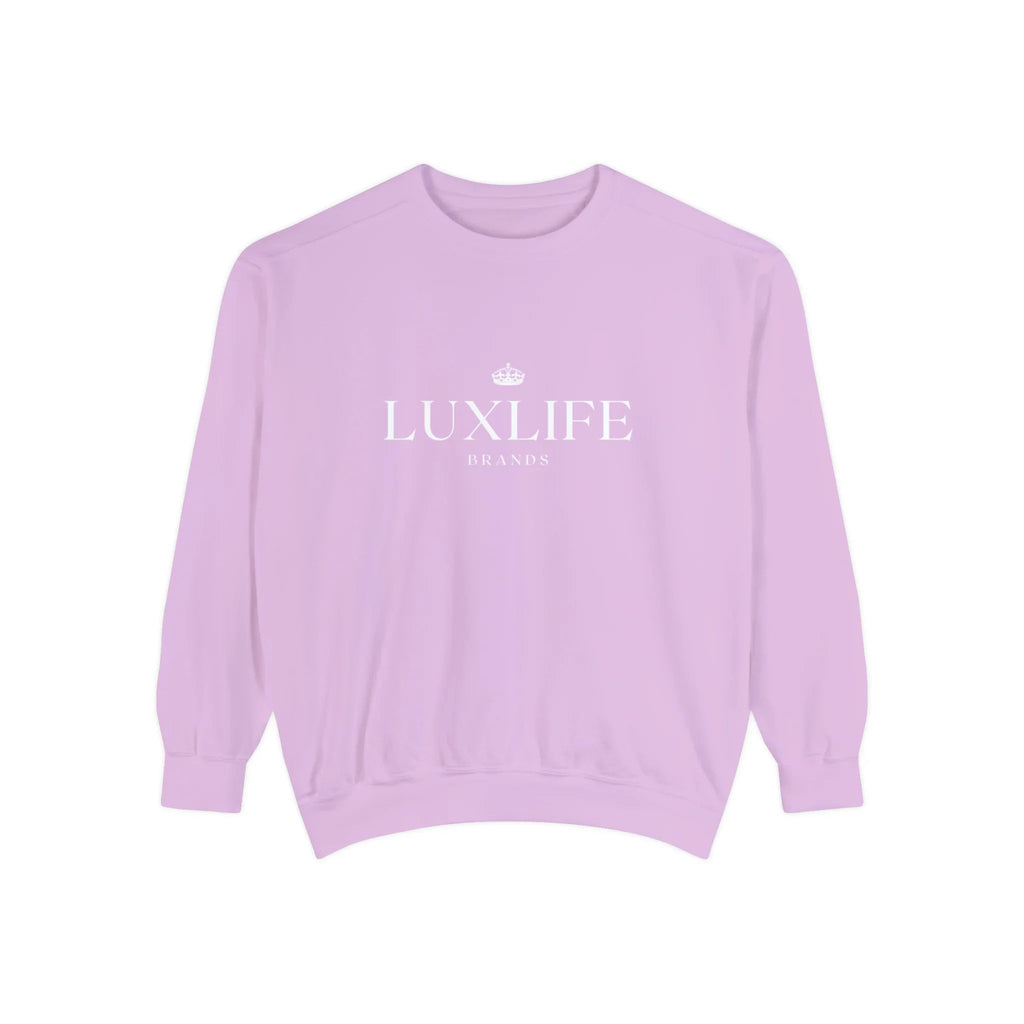 Luxlife Brands Garment-Dyed Sweatshirt