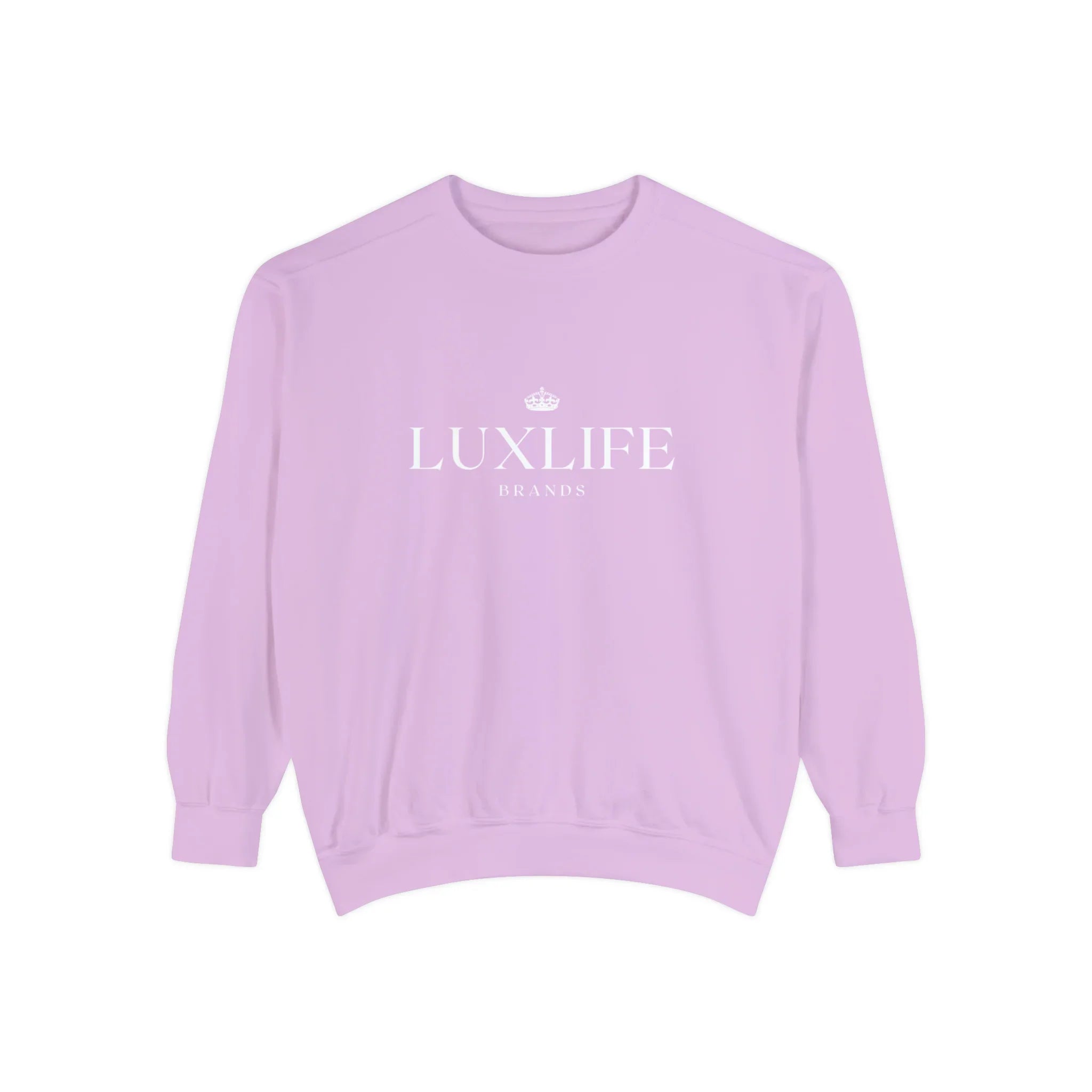 Luxlife Brands Garment-Dyed Sweatshirt