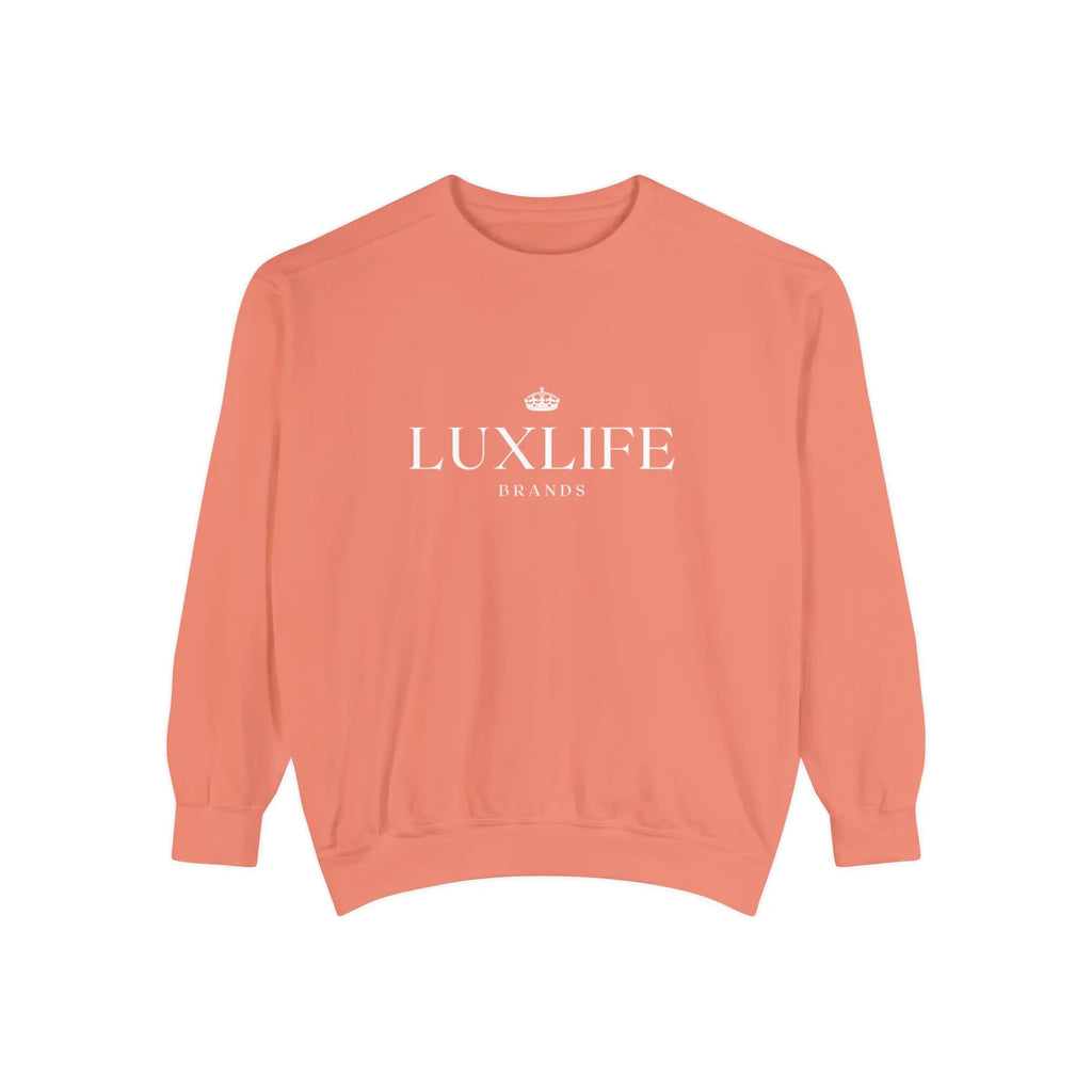 Luxlife Brands Garment-Dyed Sweatshirt