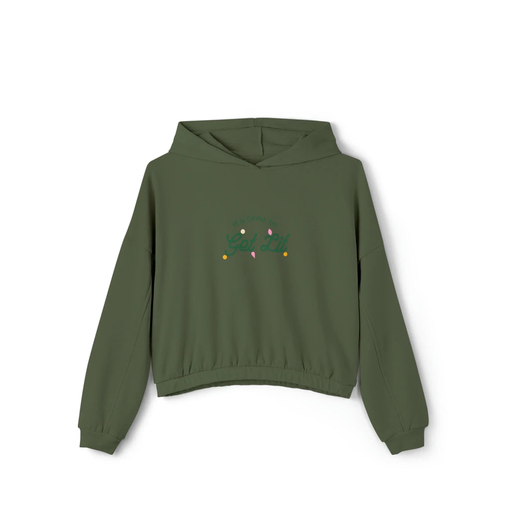 Women's Get Lit Cinched Bottom Hoodie