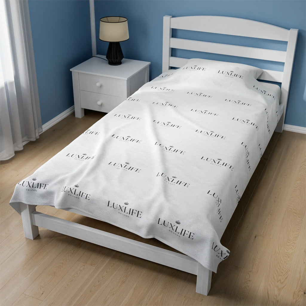 Luxlife Brands Accent Velveteen Plush Blanket