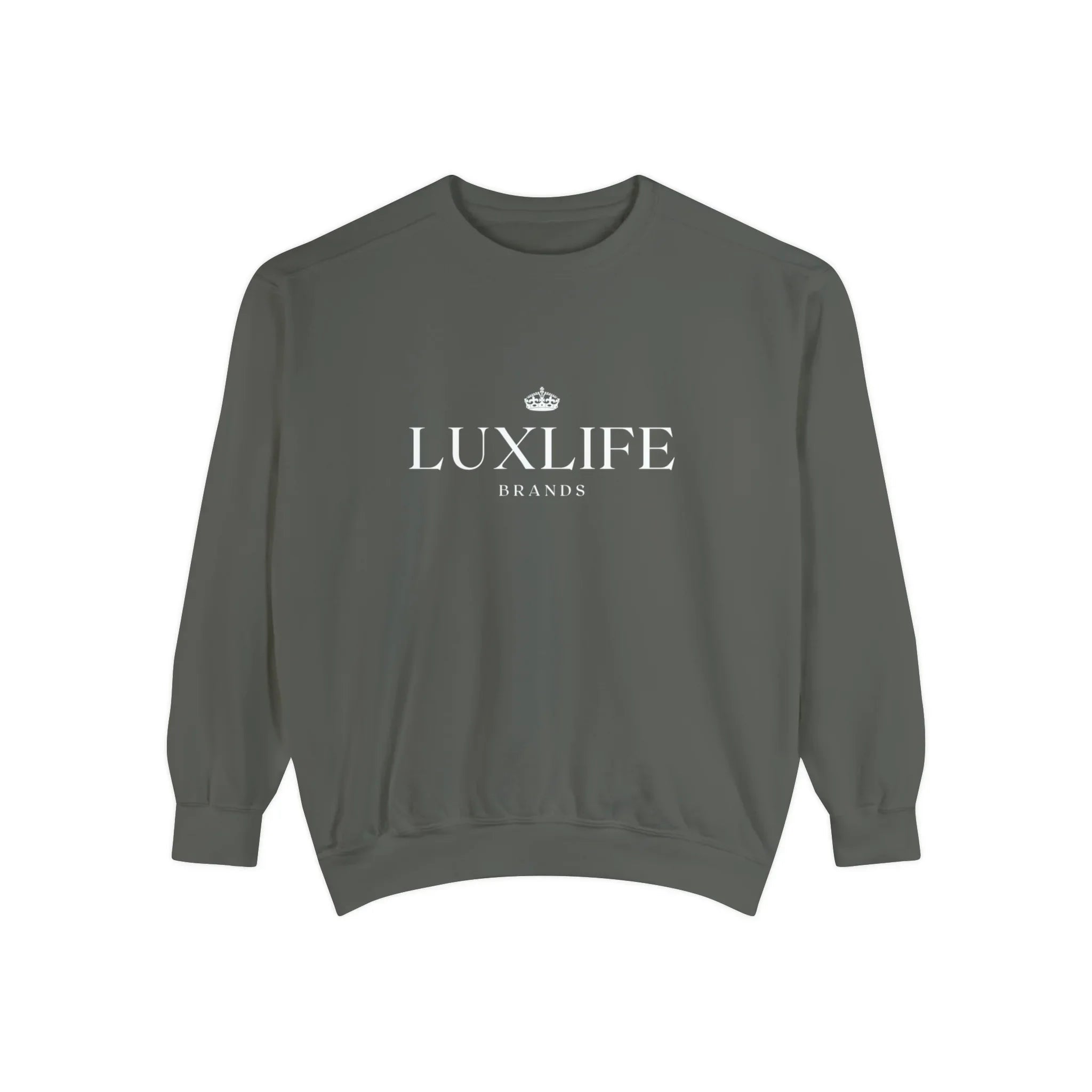 Luxlife Brands Garment-Dyed Sweatshirt