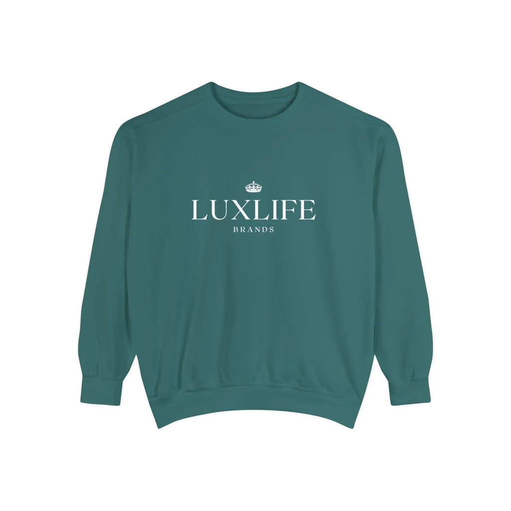 Luxlife Brands Garment-Dyed Sweatshirt