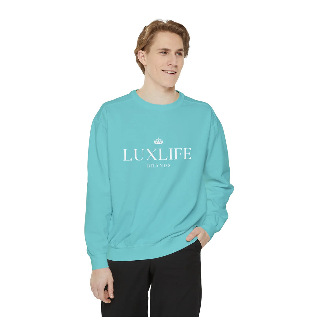 Luxlife Brands Garment-Dyed Sweatshirt