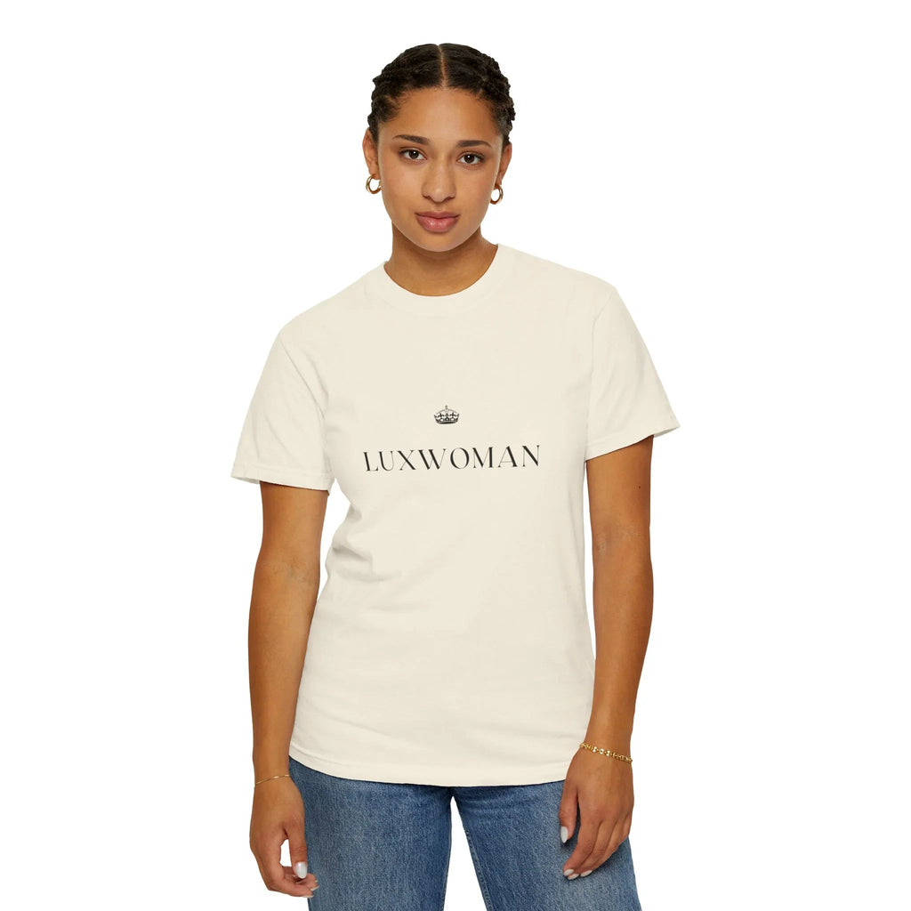 LUXWOMAN Soft 100% Cotton Comfort Tee