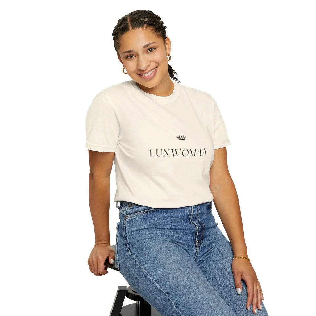 LUXWOMAN Soft 100% Cotton Comfort Tee