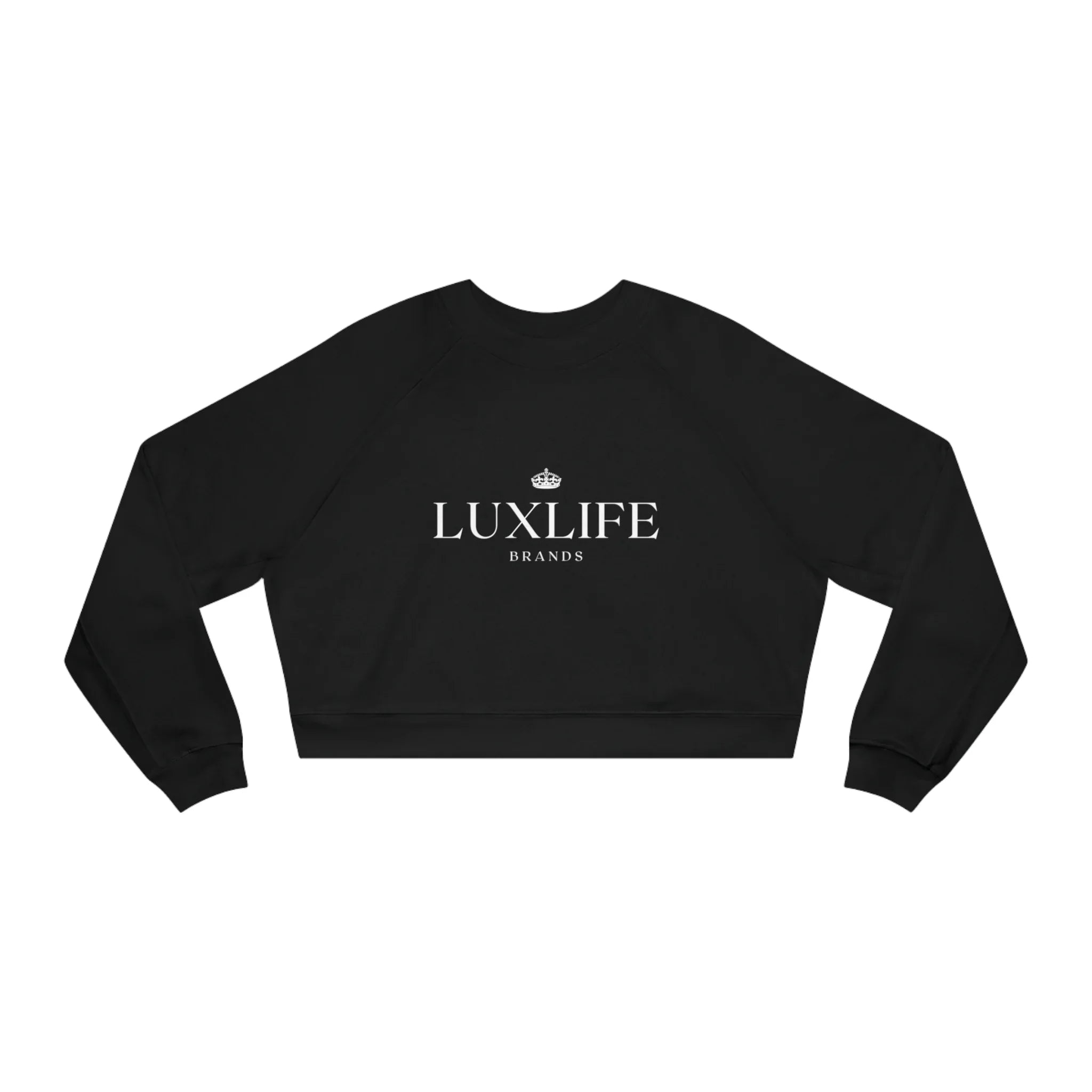 Luxlife Brands Women's Cropped Fleece Pullover