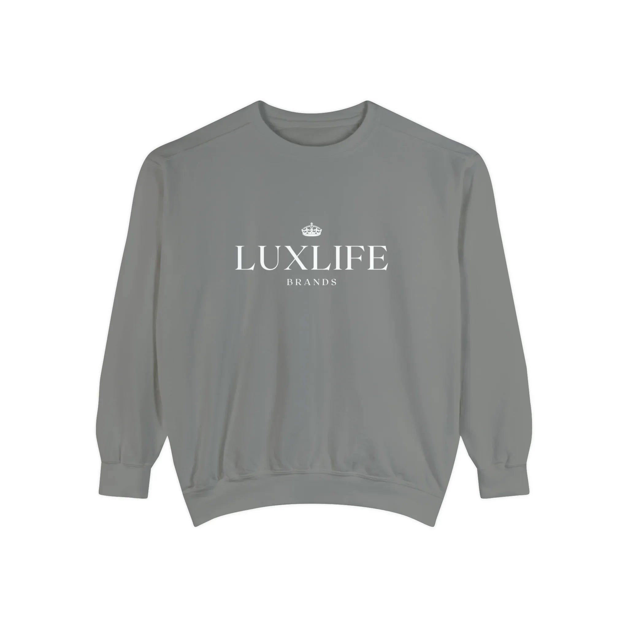 Luxlife Brands Garment-Dyed Sweatshirt