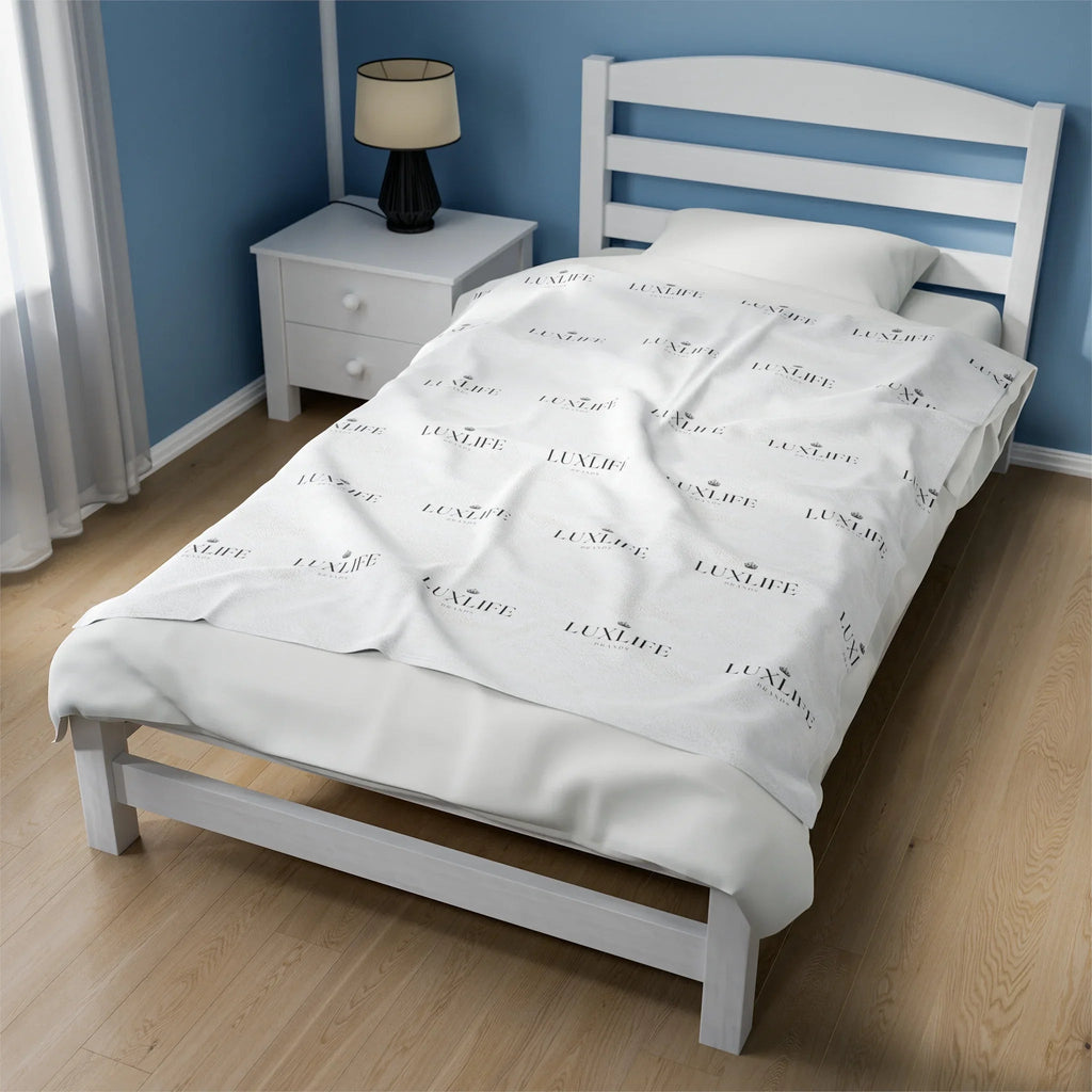 Luxlife Brands Accent Velveteen Plush Blanket