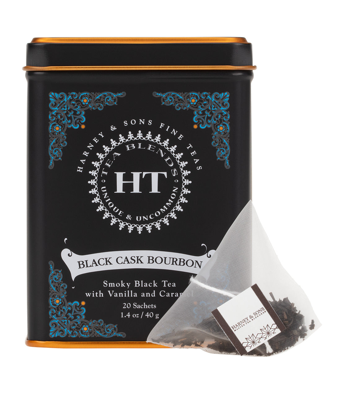 Black Cask Bourbon, HT Tin of 20 Sachets