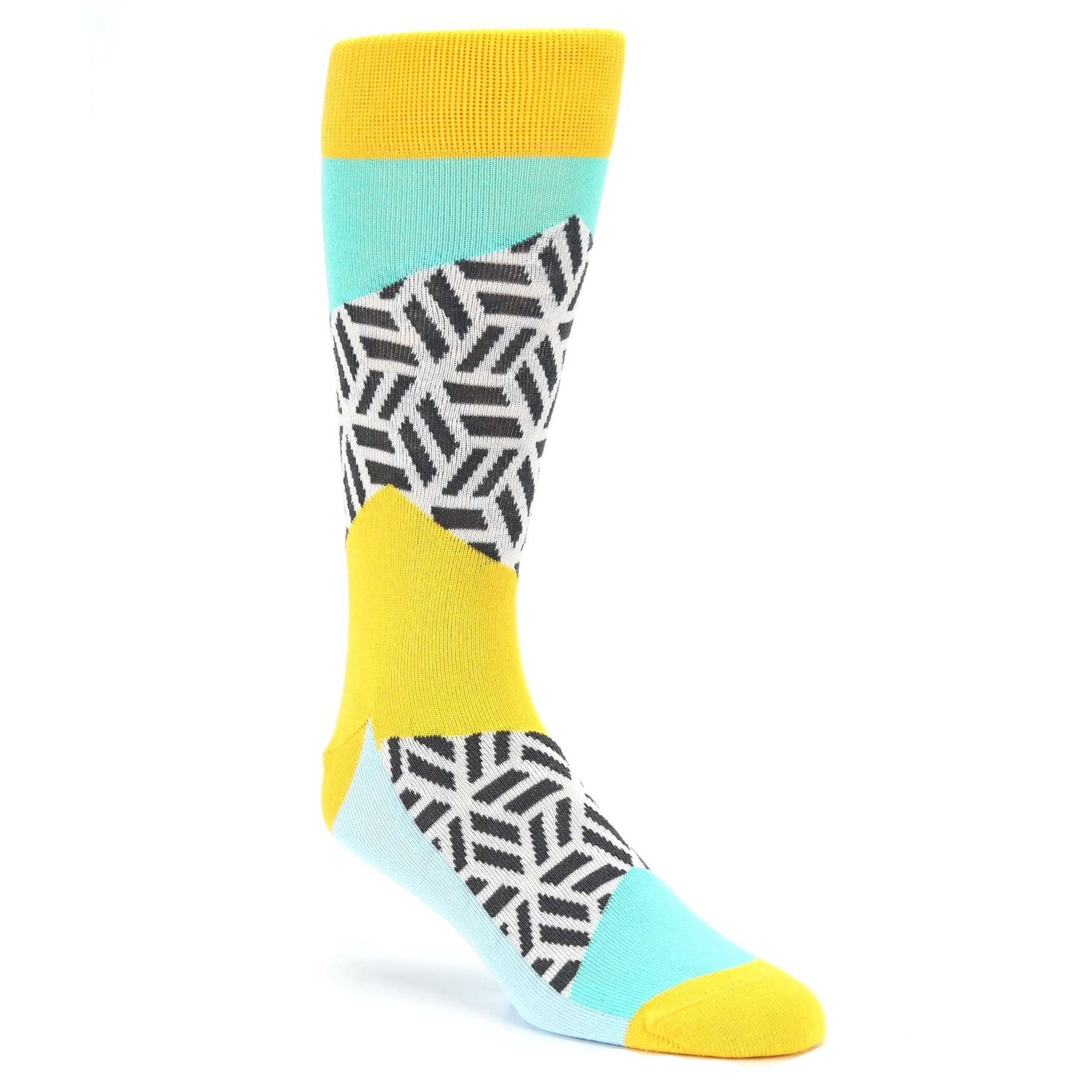 Hex Block Socks - Men's Gift Box 3 Pack