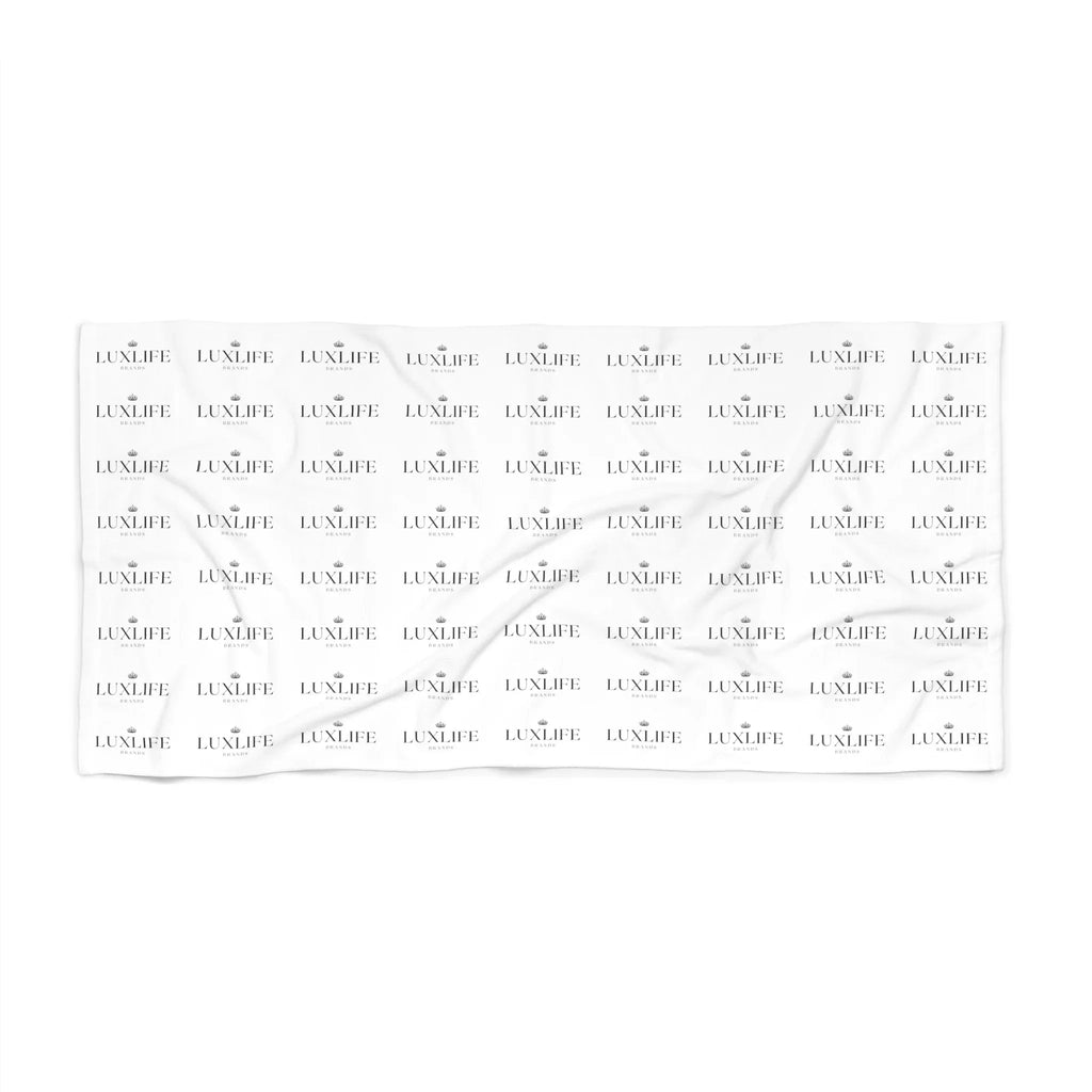 Luxlife Brands B&W Pattern Beach Towel