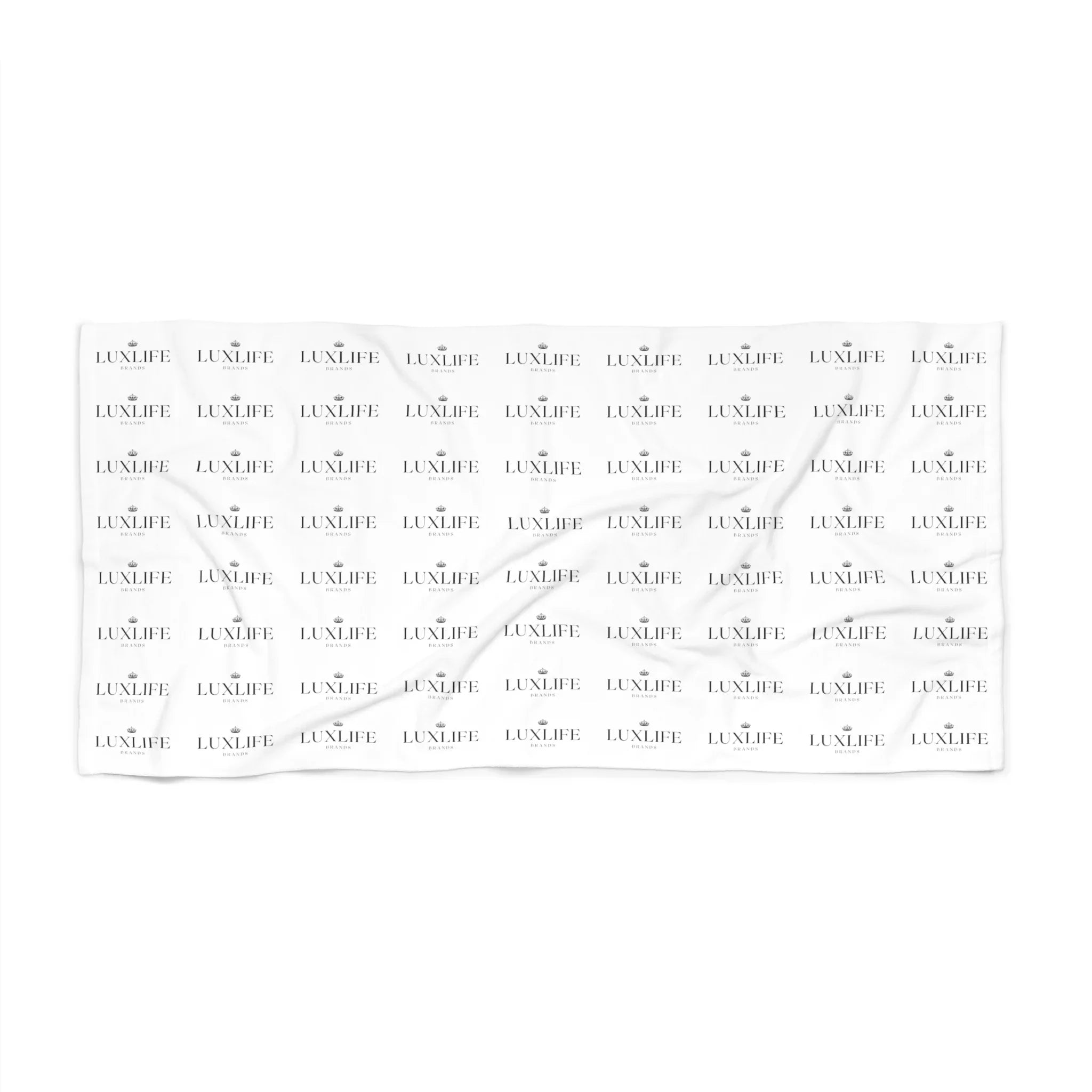 Luxlife Brands B&W Pattern Beach Towel