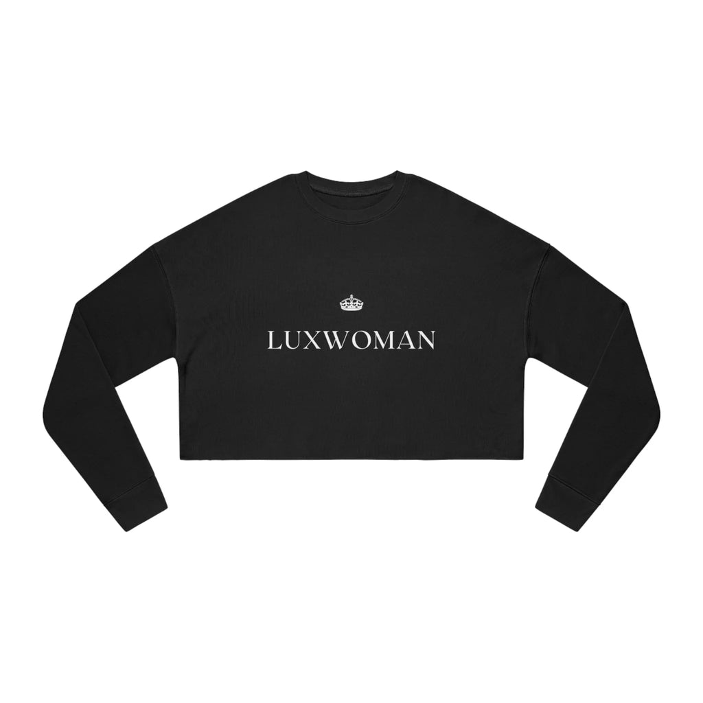 LUXWOMAN Breathable Fleece Cropped Sweatshirt