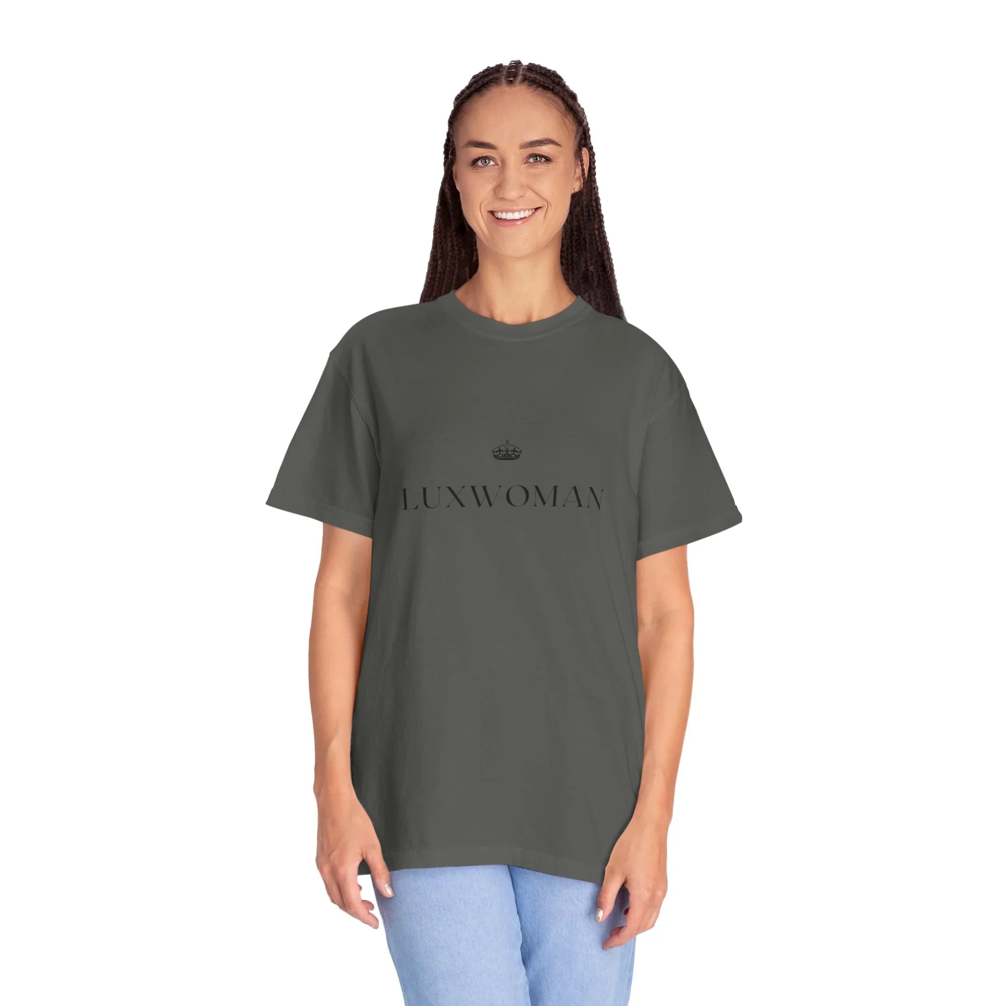 LUXWOMAN Soft 100% Cotton Comfort Tee