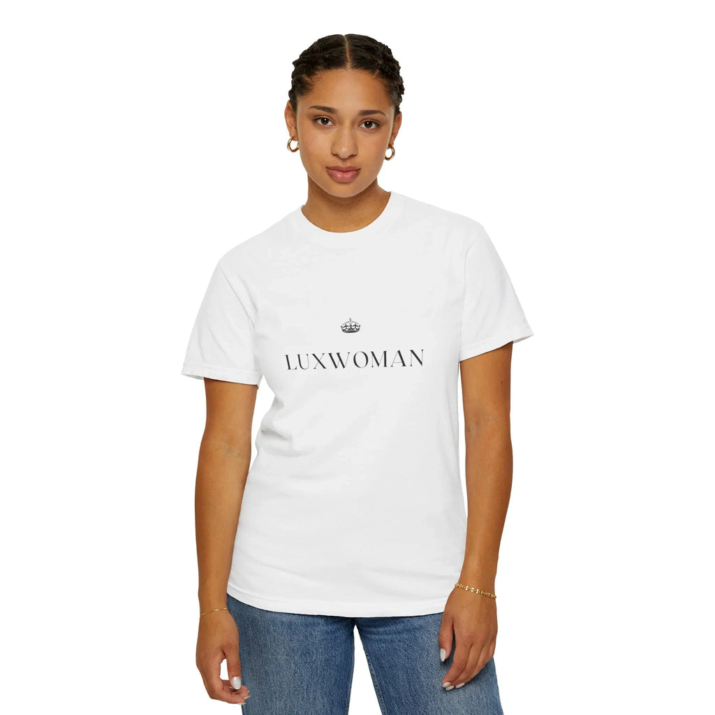 LUXWOMAN Soft 100% Cotton Comfort Tee