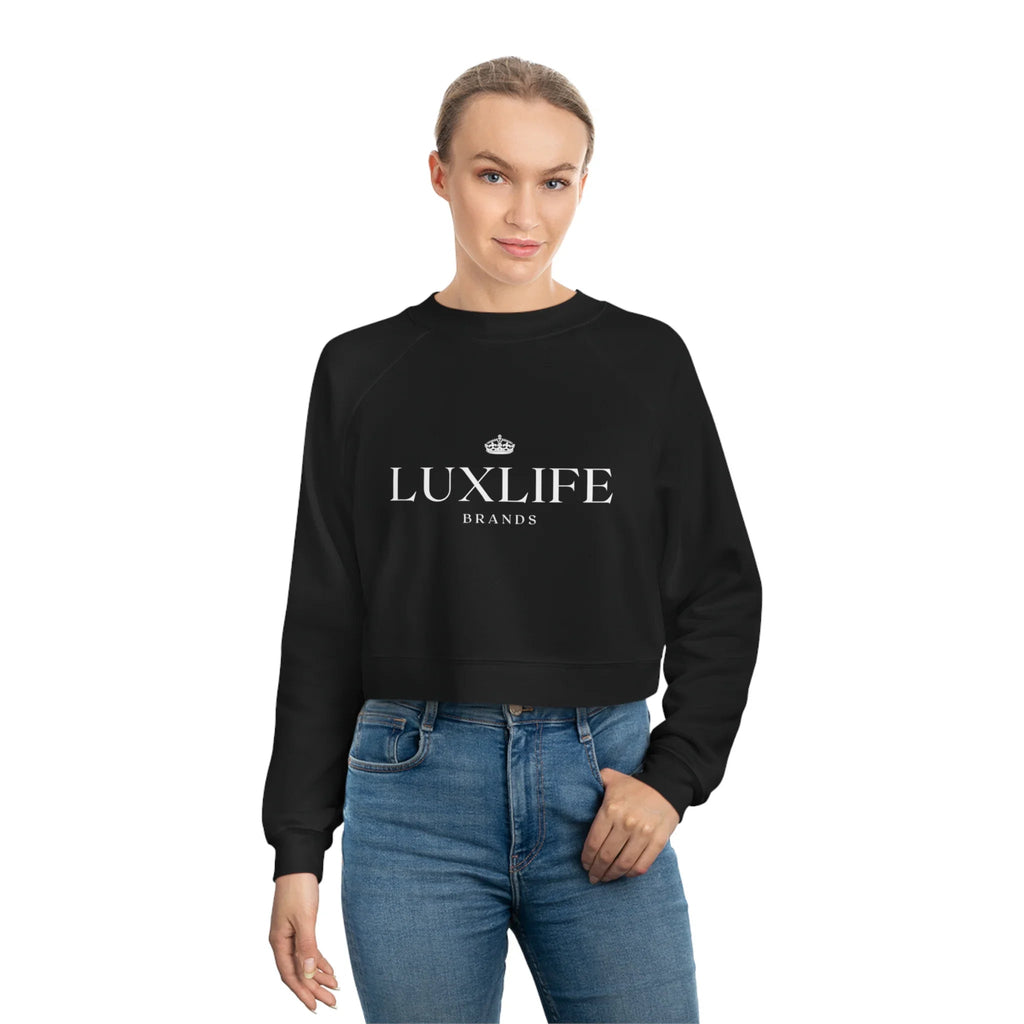 Luxlife Brands Women's Cropped Fleece Pullover