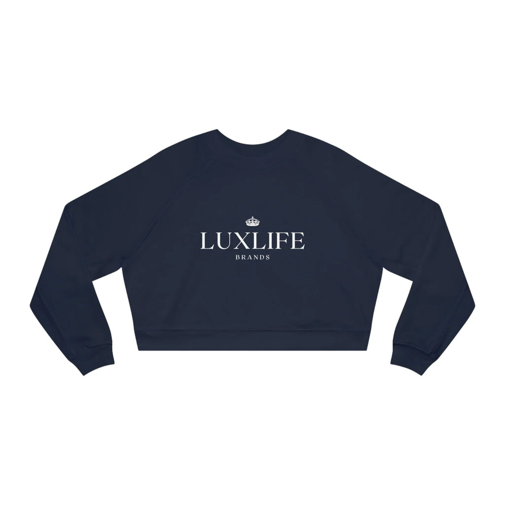 Luxlife Brands Women's Cropped Fleece Pullover