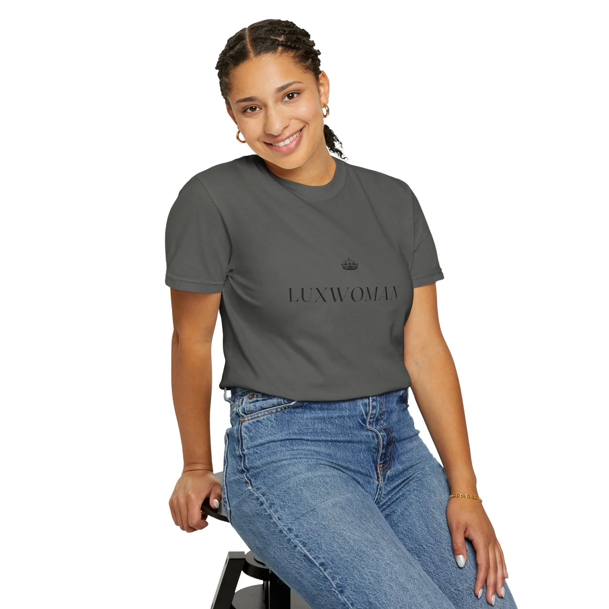 LUXWOMAN Soft 100% Cotton Comfort Tee
