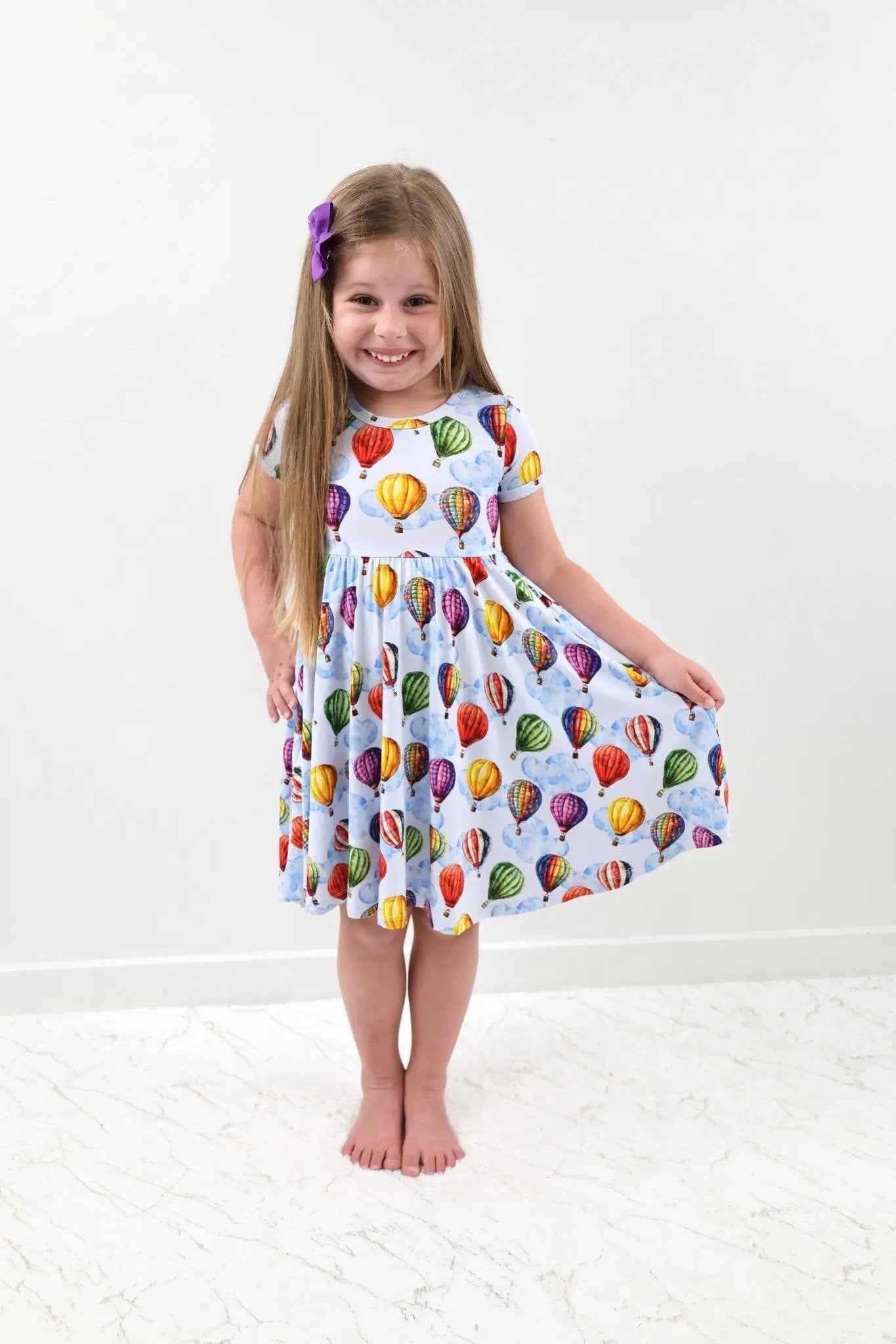 Short Sleeve Dress & Short Set