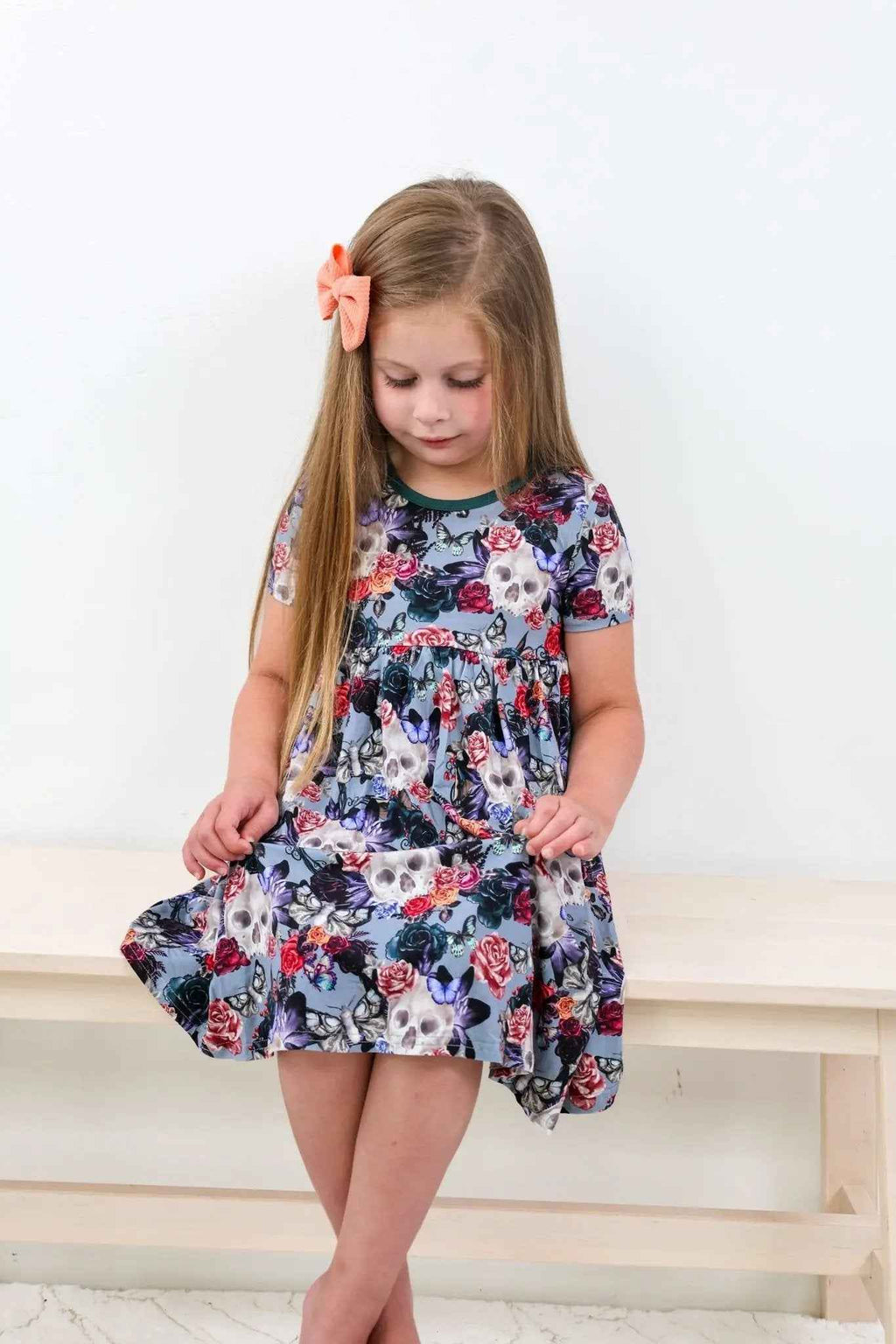 Short Sleeve Dress & Short Set