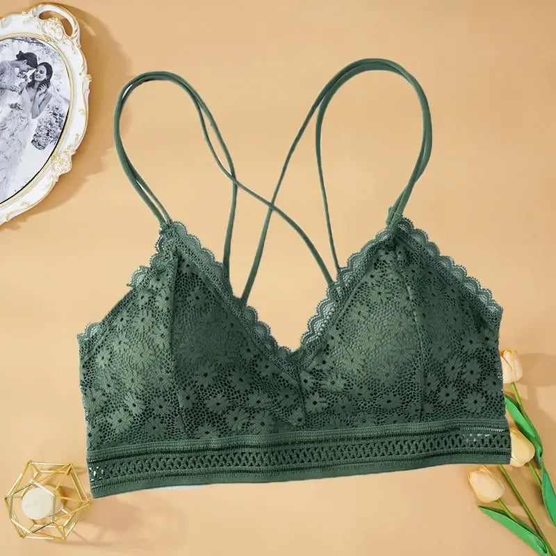 Peony Push Up Sports Bra